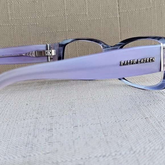 RL Ralph Lauren Women Glasses Frame Lilac/Black Eyeglasses RL6018 Made in Italy - Picture 9 of 12